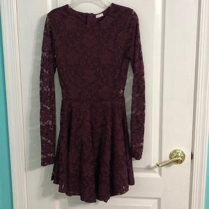 Maroon dress